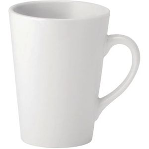 Utopia puur witte latte-mokken | 250 ml | (pak van 24)