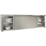 Wandkast met schuifdeuren RVS 304L | 22x47x56