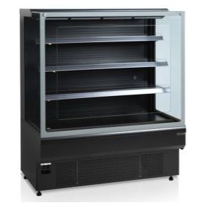 Open Front Koeler | Zwart | 0 tot 6 °C | 90 x 74 x 139,5 cm90 tot 150 cm