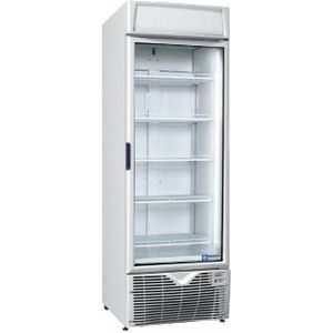 Koelkast met Glazen Deur|  Linksdraaiend | Verstelbare Roosters | 475 Liter180 tot 200 cm