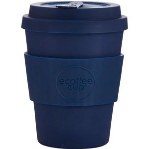 Kerr & Napier Ecoffee Cup| herbruikbare bamboe koffiebeker| Donkerblauw| 340ml