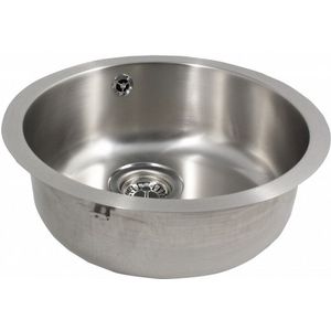 Inbouwwasbak Clean | Rond | RVS | Ø440 x 155 mm