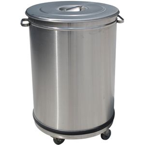 RVS Afvalemmer | Waterdicht | 50 L