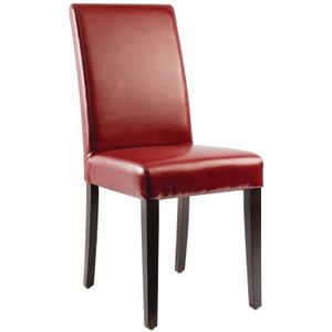 Kunstlederen Stoelen Rood | 2 Stuks