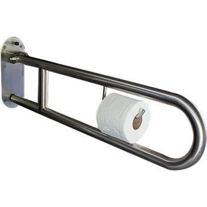 opklapbare toiletbeugel | RVS  | Ø 32x900mm