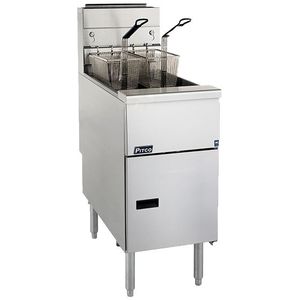 Friteuse SG14S | RVS | 60kg/u | 876 x 397 x 1172 mm