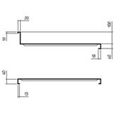 Spoeltafelblad RVS | Spoelbak Rechts | 120x60x40 cm