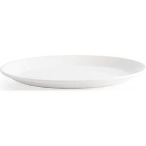 Whiteware ovale borden | Ø 30,5cm | 12 stuks