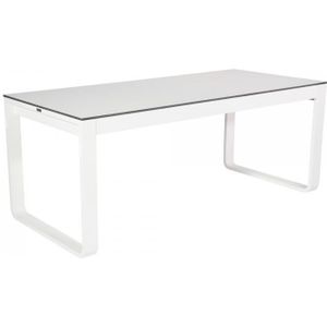 Eettafel Flow Dinner | Aluminium/Volkern | Wit | 53 kg | 2 Formaten