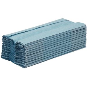 Dispenser papier handdoeken blauw 1 laags