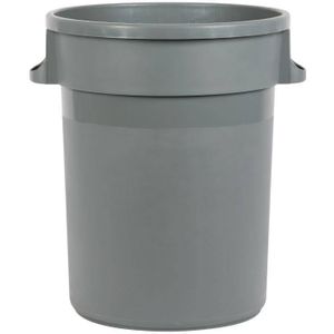 Afvalcontainer Kunststof Grijs | 2 Formaten120 Liter