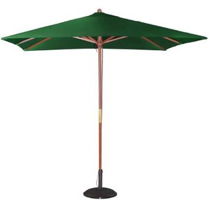 Groen vierkant parasol 2,7(h)x 2,5(l)x 2,5(b) meter