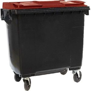 Afvalcontainer | 770 Liter | 4 wielen | Gekleurde Deksel