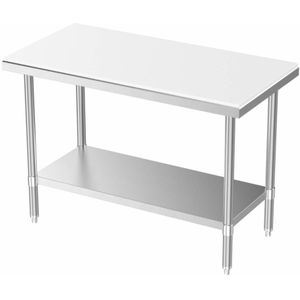 Werktafel met bodemschap | 70 cm diep | 3 formatenLager dan 90 cm