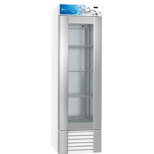 Gram RVS koelkast glazen enkeldeurs wit | 603liter