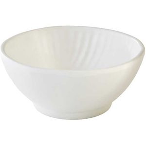 Witte Melamine Schaal  | Aiko Line | 2 Formaten16 Ø
