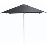 vierkante parasol 2,5 x 2,5m zwart
