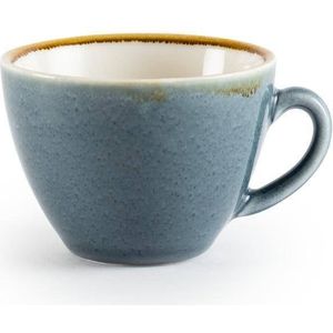 Olympia Kiln Cappuccino Kop Blauw 34cl ( Set van 6 )