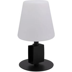 Securit | Zwarte tafellamp Michelle | incl 3 bevestigbare krijtbordlabels