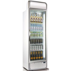 Husky C5PRO-H-HU - Horeca Koelkast - Met Display - 485 Liter - Met Glazen Deur - Zilver