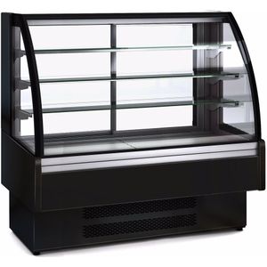 RVS Koelvitrine Met Glazen Deur |  1.650x730x1.379 mm90 tot 150 cm