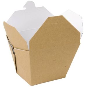 Multi kartonnen voedseldoos (stuks 250) | 2 Formaten9,2cm(H) x 11,8cm(B) x 9,7cm(D)