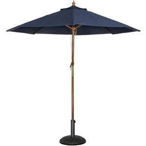 ronde donkerblauw parasol | polyester | Ø 3 meter