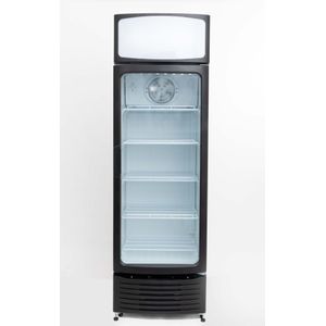 Horeca koelkast met zwarte deur | 397 liter | 70 x 66 x(h)213,5cmHoger dan 200 cm