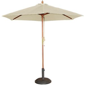 Ronde parasol | creme | 2,5Ø meter