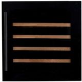 Wijnkoelkast | Zwart | 54,5x54,5x(h)89 cm | 36 flessen