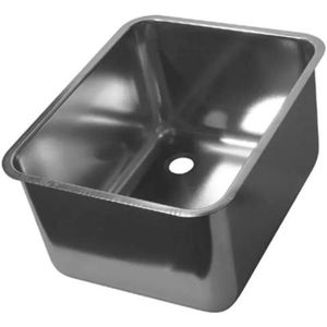 RVS Rechthoekige Spoelbak | zonder overloop | 12 Formaten34,2 x 40,2 x 25 (H) cm