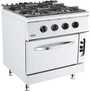 Horeca Gasfornuis & gasoven 4 Pits | 6 KW90 tot 150 cm