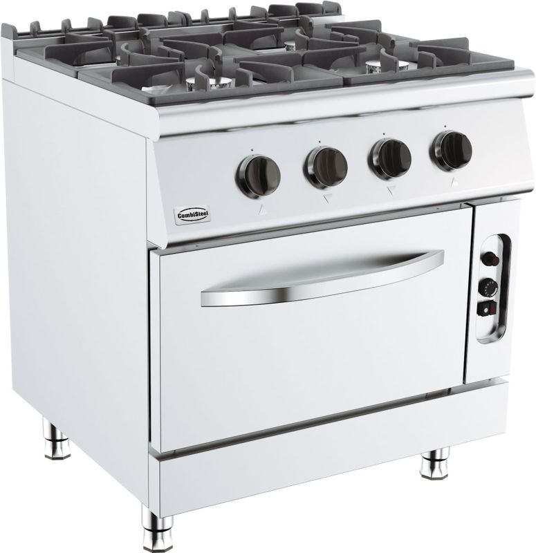 Horeca Gasfornuis & gasoven 4 Pits | 6 KW90 tot 150 cm