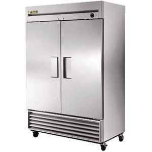 Inox Professionele Vrieskast met 2 deurs vriezer - 1388