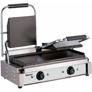 Dubbele Contact Grill| Grillplaten Glad