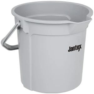 Jantex | grijze maatemmer met schenktuit | 14ltr