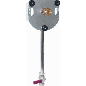 Saval Montage- en Aansluitset Brandslanghaspel – Messing met Standpijp (3/4" Knel 22 mm)