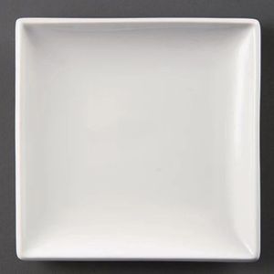 Whiteware vierkante borden | Porselein | 29,5Øcm | 6 stuks