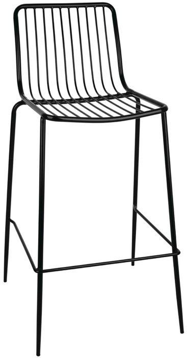 Barkruk | RVS Zwart | 4 Stuks