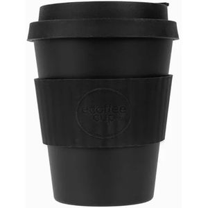 Kerr & Napier Ecoffee Cup | herbruikbare bamboe koffiebeker zwart | 340ml