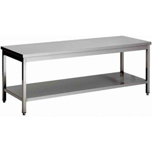 RVS Werktafel | 60kg | 200x60x60cmLager dan 90 cm