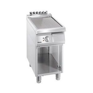 Horeca Grillplaat | Geribbeld | 40x70x85cmLager dan 90 cm