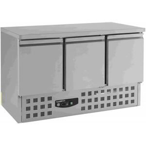 Koelwerkbank 3 Deuren RVS | TOPPER!