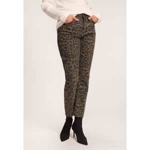 Silvercreek-
Faith Leopard Jeans-
Green Army