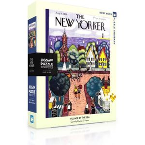 New York Puzzle Company Dorp aan Zee - 1000 stukjes