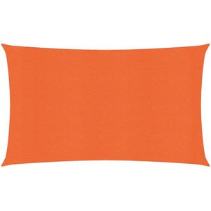 Zonnezeil 160 g/m 2x5 m HDPE oranje