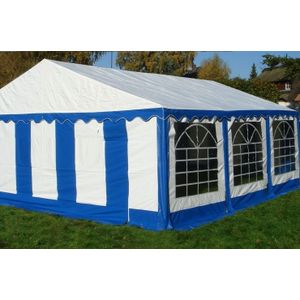 Classic Plus Partytent PVC 5x8x2 mtr in Wit-Blauw