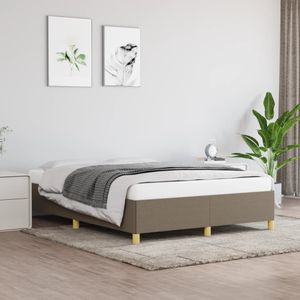 vidaXL-Bedframe-stof-taupe-140x190-cm