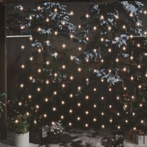 Kerstnetverlichting 544 LED&#39;s binnen en buiten 4x4 m warmwit