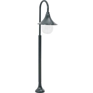 VidaXL Paalverlichting Tuin E27 120 cm Aluminium Donkergroen